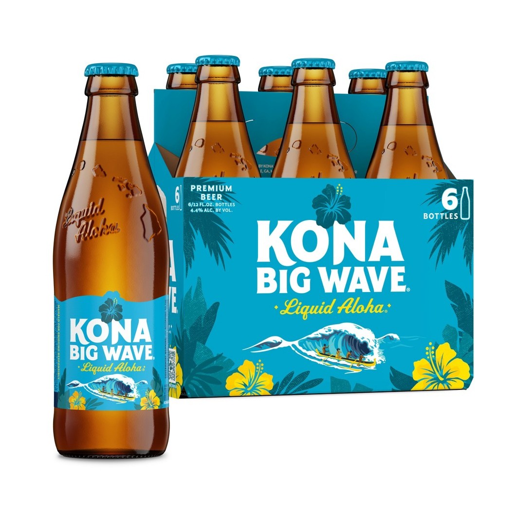 Kona Big Wave Golden Ale - 6-Pack (12oz Bottles)