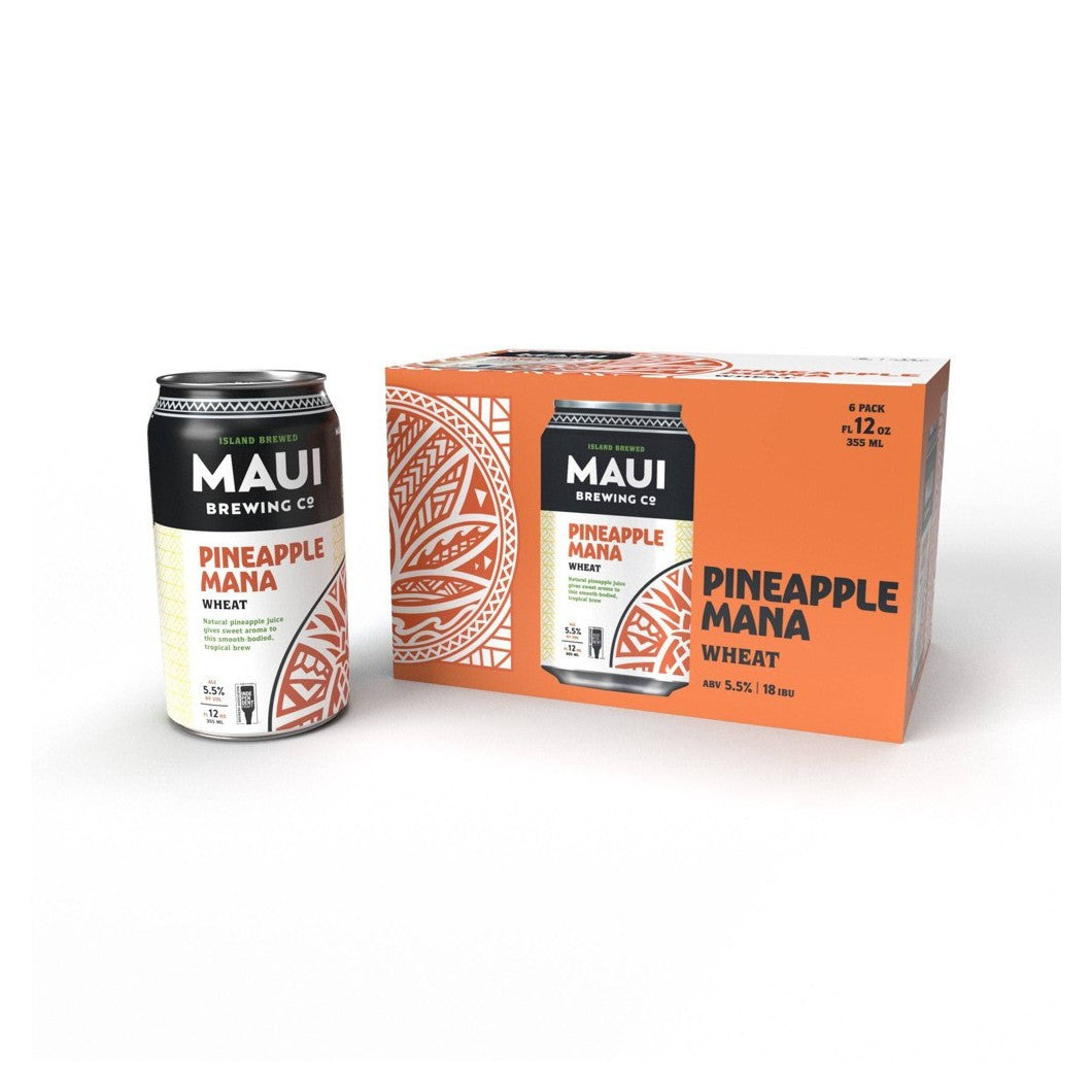 Maui Brewing Pineapple Mana Wheat - 6-Pack (12oz Cans)