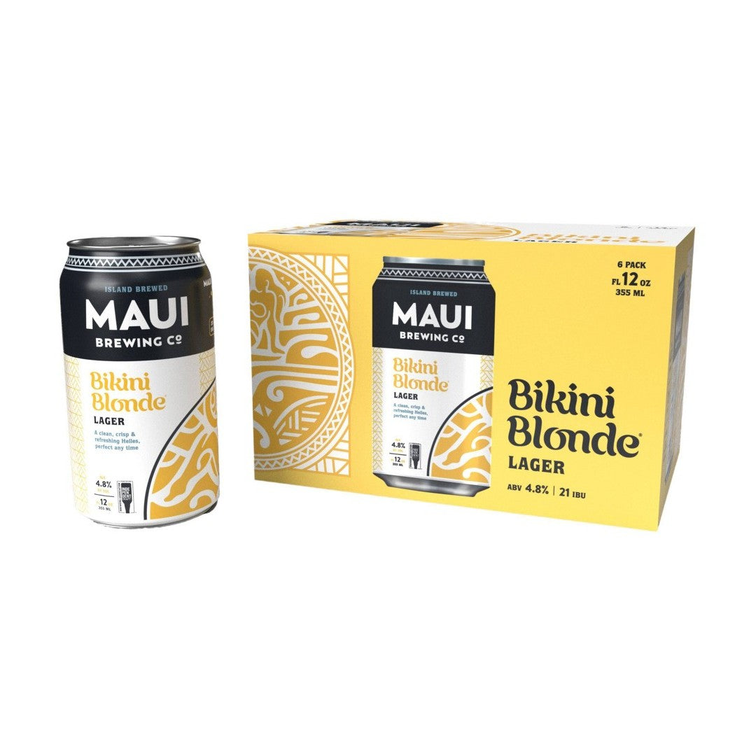 Maui Brewing Bikini Blonde Lager - 6-Pack (12oz Cans)