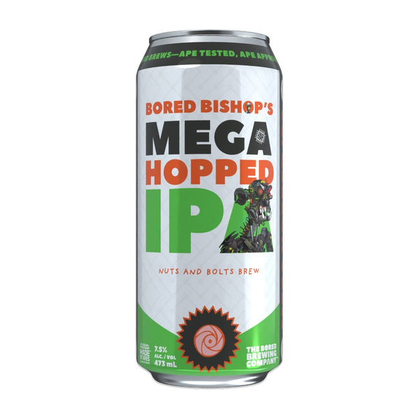 Bored Bishop's Double Hopped Mega IPA - Single (16oz Can)