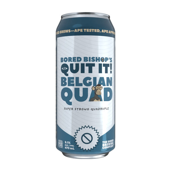 Bored Bishop's Quit It! Belgian Quad - Single (16oz Can)