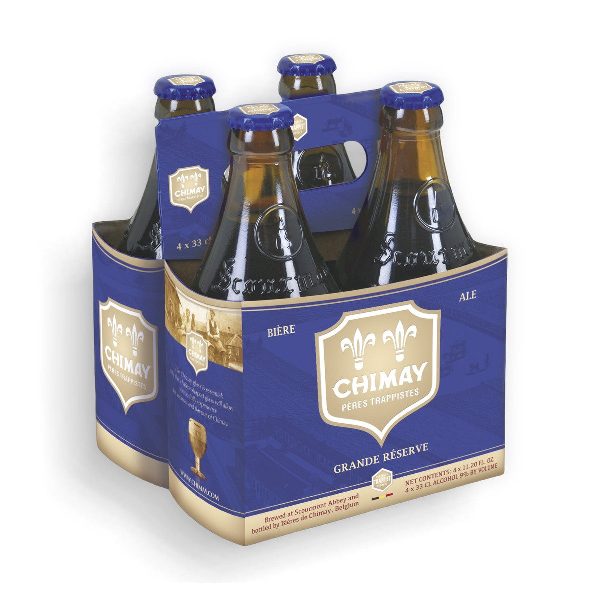 Chimay Grande Réserve (Blue) - 4-Pack (330ml Bottles)
