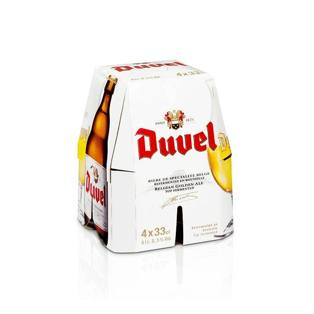 Duvel Belgian Golden Ale - 4-Pack (330ml Bottles)