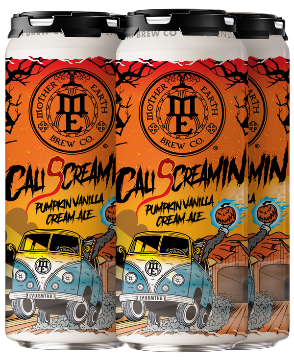 Mother Earth Brew Co. Cali Screamin' Pumpkin Vanilla Cream Ale 4-pack